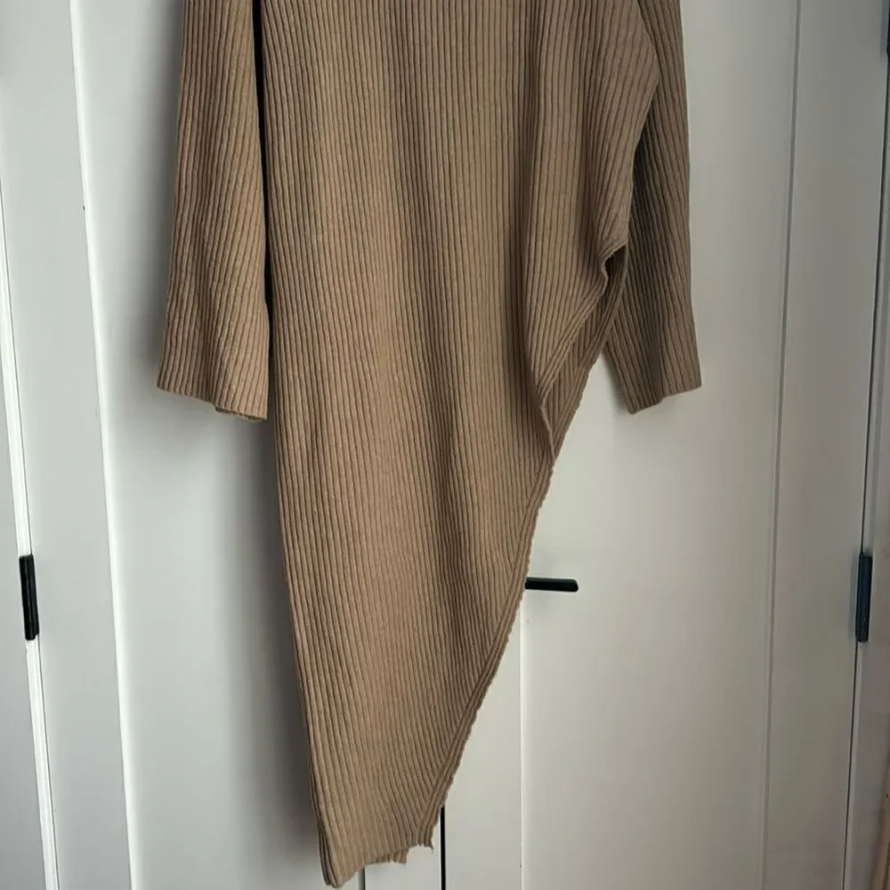 Cream Fashion Nova Long Sweater - L - Picture 2 of 6